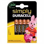 Duracell MN2400 Simply Battery AAA Ref 81235219 [Pack 4]